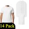 Gildan Ultra Cotton Pocket T-Shirt Craft Bundle, White Unisex Short Sleeve Crewneck Blanks for DIY Printing